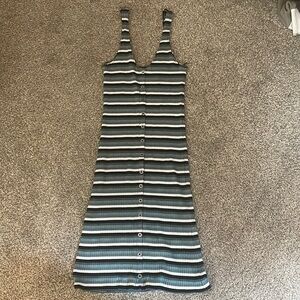 Ribbed midi dress